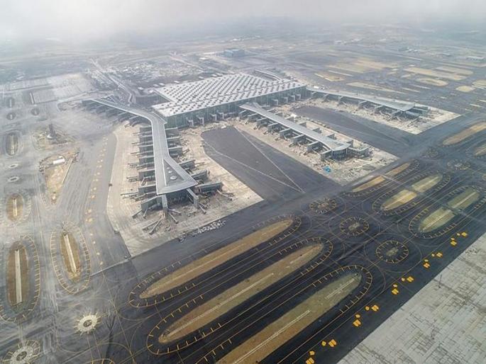 Turkey unveils world's largest airport in Istanbul | जगातील सर्वांत मोठे विमानतळ, पाहा फोटो आणि व्हिडीओ... Turkey unveils world's largest airport in Istanbul | जगातील सर्वांत मोठे विमानतळ, पाहा फोटो आणि व्हिडीओ...