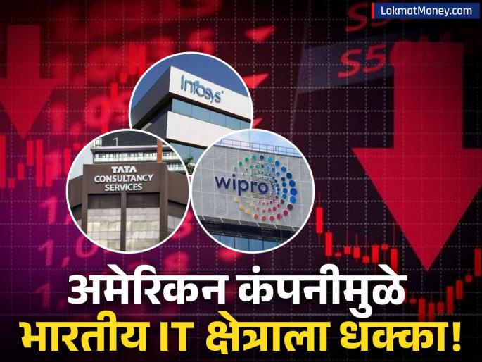 Indian IT Stocks Decline Infosys, TCS, Wipro Shares Fall Post Accenture Results | IT क्षेत्राला मोठा धक्का! इन्फोसिस, TCS, विप्रोचे शेअर्स धडाधड कोसळले; अमेरिकन कंपनीच्या एका निर्णयाचा फटका