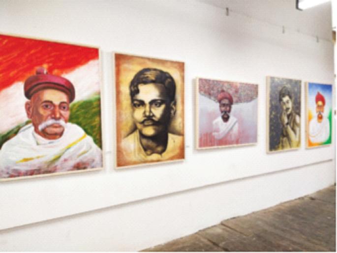 'Rang Kesari' 75 artists painting exhibition at J. J. School of Art; Tomorrow is the last day | जे. जे. स्कूल ऑफ आर्टमध्ये ‘रंग केसरी’ ७५ कलाकारांचे चित्र प्रदर्शन; उद्या शेवटचा दिवस 'Rang Kesari' 75 artists painting exhibition at J. J. School of Art; Tomorrow is the last day | जे. जे. स्कूल ऑफ आर्टमध्ये ‘रंग केसरी’ ७५ कलाकारांचे चित्र प्रदर्शन; उद्या शेवटचा दिवस