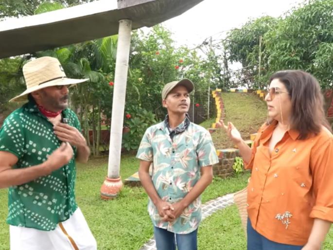 Jackie Shroff wanted to slap farah khan cook dilip Farah Khan vlog video viral | Video: "तुला एक कानाखाली मारेन..."; फराह खानसमोरच तिचा कूक दिलीपला जॅकी श्रॉफ असं का म्हणाले? Jackie Shroff wanted to slap farah khan cook dilip Farah Khan vlog video viral | Video: "तुला एक कानाखाली मारेन..."; फराह खानसमोरच तिचा कूक दिलीपला जॅकी श्रॉफ असं का म्हणाले?