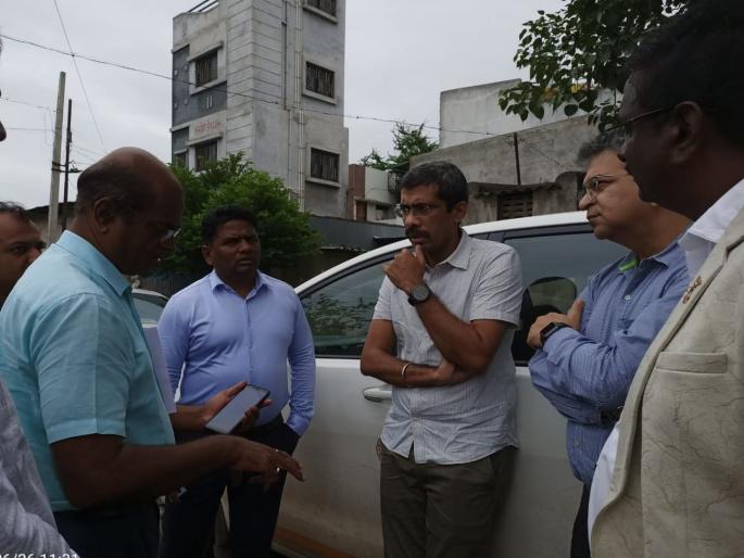 Buildings in Shamraonagar will wear out every year; Concerns from representatives of the World Bank | शामरावनगरमधील इमारती दरवर्षी खचत जातील; जागतिक बँकेच्या प्रतिनिधींकडून चिंता