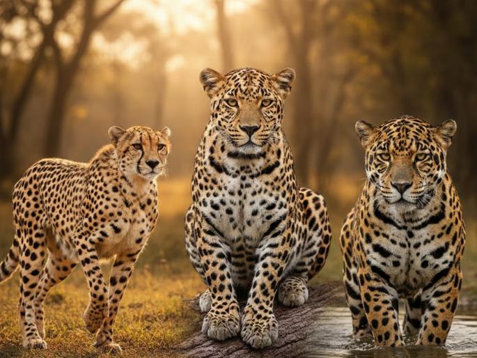 Jara Hatke: Cheetah, leopard and jaguar; All three are the same species, but know the difference | Jara Hatke: चित्ता, बिबट्या आणि जग्वार; तिघांची प्रजाती एकच, पण 'असा' ओळखा फरक 