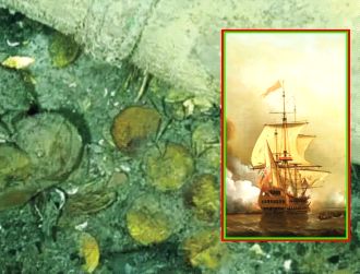 Treasure worth 1.66 lakh crore in sunken ship; The Colombian government will recover the ship that sank 316 years ago | बुडालेल्या जहाजात 1.66 लाख कोटी डॉलर्सचा खजिना; ३१६ वर्षांपूर्वी बुडालेले जहाज कोलंबिया सरकार बाहेर काढणार Treasure worth 1.66 lakh crore in sunken ship; The Colombian government will recover the ship that sank 316 years ago | बुडालेल्या जहाजात 1.66 लाख कोटी डॉलर्सचा खजिना; ३१६ वर्षांपूर्वी बुडालेले जहाज कोलंबिया सरकार बाहेर काढणार