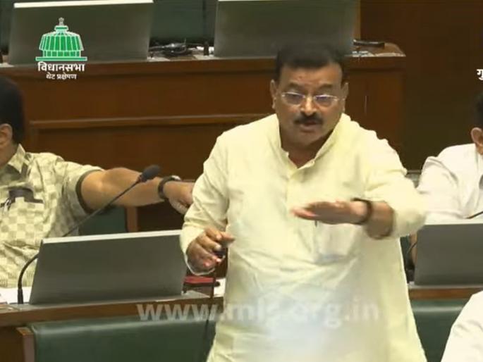 Thackeray MLA Bhaskar Jadhav targets Chief Minister Eknath Shinde | "बरं झालं दादा, तुम्ही तिकडं गेलात; आता मांडीवरून त्यांच्या मानेवर बसा, नियती.." Thackeray MLA Bhaskar Jadhav targets Chief Minister Eknath Shinde | "बरं झालं दादा, तुम्ही तिकडं गेलात; आता मांडीवरून त्यांच्या मानेवर बसा, नियती.."