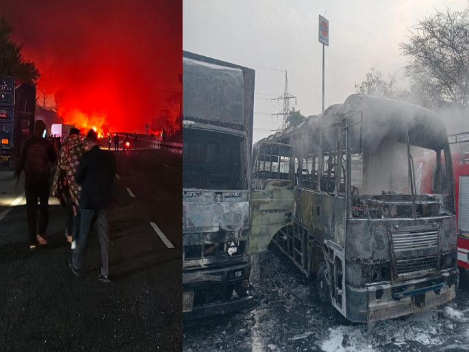 Jaipur LPG tanker blast: 11 dead, 40 cars burnt; death toll likely to rise | जयपूर अपघातात आतापर्यंत 11 जणांचा मृत्यू, 40 गाड्यांचा कोळसा; मृतांचा आकडा वाढणार Jaipur LPG tanker blast: 11 dead, 40 cars burnt; death toll likely to rise | जयपूर अपघातात आतापर्यंत 11 जणांचा मृत्यू, 40 गाड्यांचा कोळसा; मृतांचा आकडा वाढणार