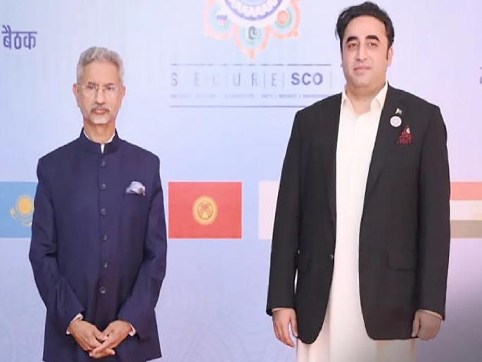 SCO Summit India; Neither shake hand nor discussed...; S Jaishankar welcomed Bilawal Bhutto like this | VIDEO: ना हात मिळवला, ना चर्चा केली...; एस जयशंकर यांनी असे केले बिलावल भुट्टोचे स्वागत SCO Summit India; Neither shake hand nor discussed...; S Jaishankar welcomed Bilawal Bhutto like this | VIDEO: ना हात मिळवला, ना चर्चा केली...; एस जयशंकर यांनी असे केले बिलावल भुट्टोचे स्वागत