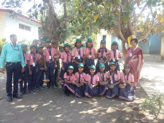 Water pots planted on trees for birds! | मुक्या चिमण्यांसाठी झाडांवर लावले जलपात्र! Water pots planted on trees for birds! | मुक्या चिमण्यांसाठी झाडांवर लावले जलपात्र!