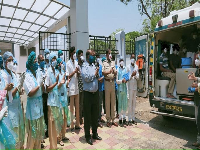 coronavirus: Four coronavirus free SRPF Jawans released from hospital in Jalna | coronavirus : जालन्यात चार एसआरपीएफ जवानांचा कोरोनावर विजय; रुग्णालयातून मिळाली सुटी