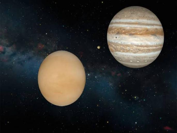 Jupiter-Venus conjunction will be experienced by Jalgaoners today; Amazing moments that will be seen after 15 years | जळगावकरांना आज अनुभवता येणार गुरू-शुक्राची युती; १५ वर्षानंतर दिसणार विलोभणीय क्षण Jupiter-Venus conjunction will be experienced by Jalgaoners today; Amazing moments that will be seen after 15 years | जळगावकरांना आज अनुभवता येणार गुरू-शुक्राची युती; १५ वर्षानंतर दिसणार विलोभणीय क्षण