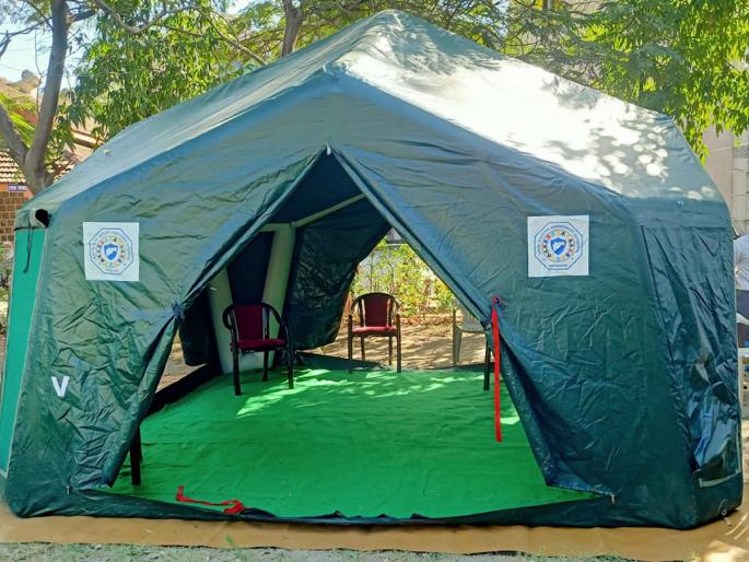 You will be safe even in disaster algaon shelter tent fire blanket rescue sheet | आपत्तीतही तुम्ही राहणार सेफ; जळगावला शेल्टर टेण्ट, फायर ब्लँकेट रेस्क्यू शीट ! You will be safe even in disaster algaon shelter tent fire blanket rescue sheet | आपत्तीतही तुम्ही राहणार सेफ; जळगावला शेल्टर टेण्ट, फायर ब्लँकेट रेस्क्यू शीट !