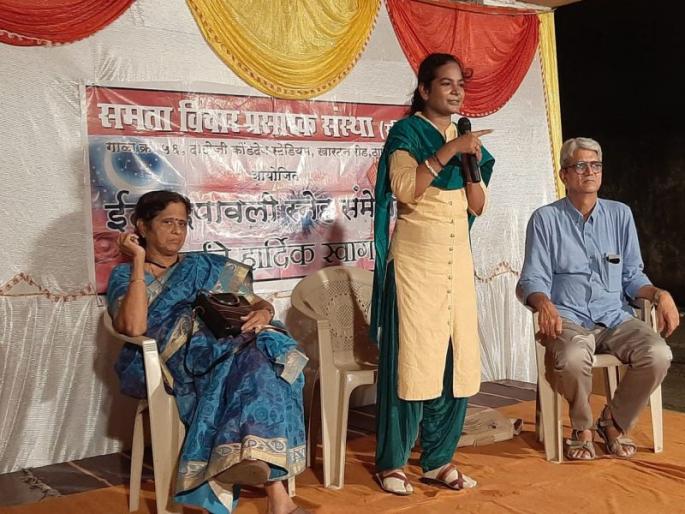 Jameelbahan's Eid Deepawali Conference Meeting | प्रतिकूल परिस्थितीत हार न मानता लढले पाहिजे’ – जमीलाबहन यांचे ईद दीपावली संमेलनात प्रतिपादन Jameelbahan's Eid Deepawali Conference Meeting | प्रतिकूल परिस्थितीत हार न मानता लढले पाहिजे’ – जमीलाबहन यांचे ईद दीपावली संमेलनात प्रतिपादन