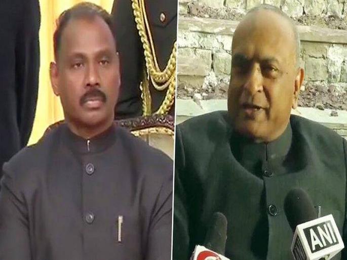 GC Murmu sworn in as J&K's first Lieutenant Governor, RK Mathur takes oath as Ladakh’s first LG | जम्मू-काश्मीर, लडाखच्या नवनियुक्त नायब राज्यपालांनी घेतली शपथ GC Murmu sworn in as J&K's first Lieutenant Governor, RK Mathur takes oath as Ladakh’s first LG | जम्मू-काश्मीर, लडाखच्या नवनियुक्त नायब राज्यपालांनी घेतली शपथ