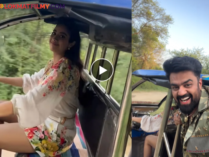 Janhvi Kapoor Drives Auto Rickshaw Maniesh Paul Shared Video | Sunny Sanskari Ki Tulsi Kumari Sets | जान्हवी कपूरनं चक्क चालवला रिक्षा, मनीष पॉलने शेअर केला मजेशीर व्हिडीओ