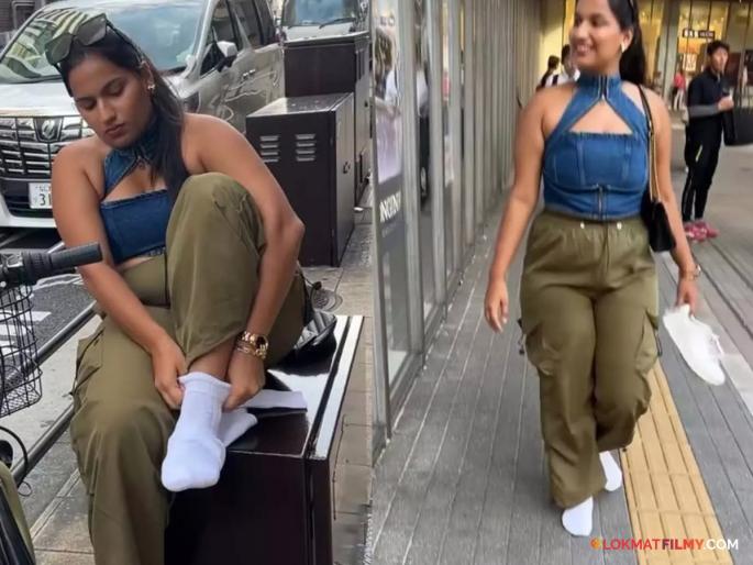 Indian influencer 'Tests' Japan's Cleanliness By Wearing Only White Socks watch Video | VIDEO : जपानमधील रस्त्यांची स्वच्छता पाहून व्हाल थक्क, भारतीय तरूणीने केली एक खास टेस्ट!
