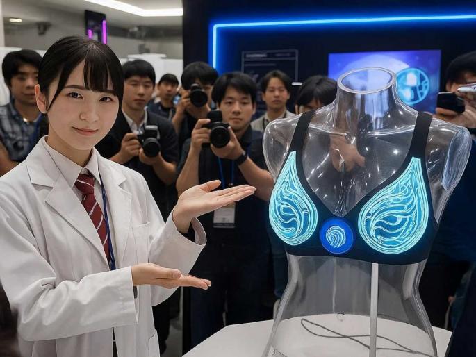 Japanees students invented biometric bra  | ऐकावं ते नवलच! जपानी लोकांनी बनवली फक्त पार्टनरच्या फिंगरप्रिंटनेच उघडू शकणारी बायोमेट्रिक ब्रा Japanees students invented biometric bra  | ऐकावं ते नवलच! जपानी लोकांनी बनवली फक्त पार्टनरच्या फिंगरप्रिंटनेच उघडू शकणारी बायोमेट्रिक ब्रा