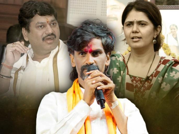 Those who first requests are now grumbling; Manoj Jarange's attack on Munde sister-brother | आधी पाया पडते, पदर पसरते म्हणणारे आता गुरगुरत आहेत; जरांगेंची मुंडे बहीण-भावावर टिका Those who first requests are now grumbling; Manoj Jarange's attack on Munde sister-brother | आधी पाया पडते, पदर पसरते म्हणणारे आता गुरगुरत आहेत; जरांगेंची मुंडे बहीण-भावावर टिका
