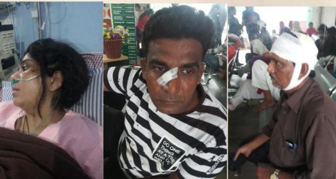 A couple assaulted on parking issue in Nagpur | नागपुरात वाहन पार्किंगच्या वादात दाम्पत्यावर हल्ला A couple assaulted on parking issue in Nagpur | नागपुरात वाहन पार्किंगच्या वादात दाम्पत्यावर हल्ला