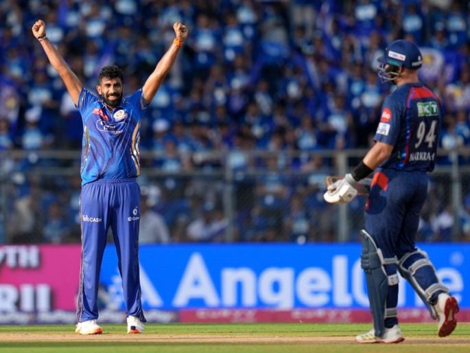 Jasprit Bumrah creates history for Mumbai Indians, breaks Lasith Malinga record during LSG clash | जसप्रीत बुमराहची रेकॉर्ड ब्रेक स्पेल; मुंबई इंडियन्सकडून 'अशी' कामगिरी करणारा पहिलाच!
