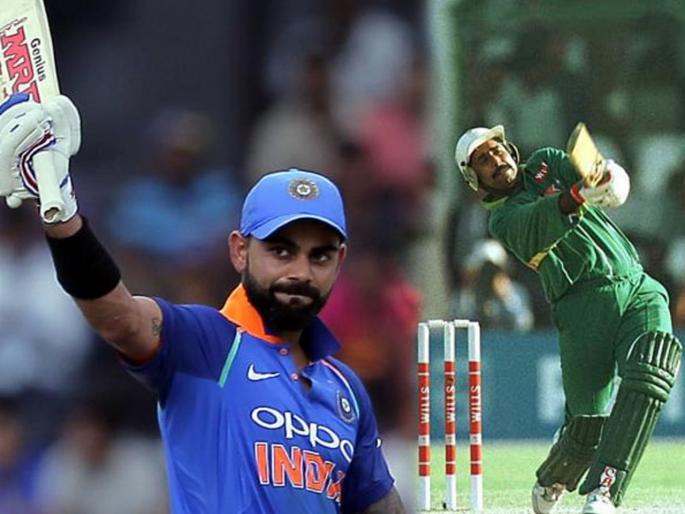 India vs West Indies ODI: Javed Miandad's record on Virat Kohli's target, he need only 19 runs | India vs West Indies ODI : कोहलीच्या निशाण्यावर जावेद मियाँदादचा विक्रम, गांगुलीलाही टाकू शकतो मागे