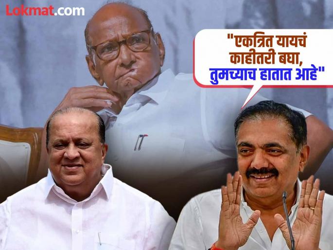 Hasan Mushrif told Jayant Patil to tell Sharad Pawar and merge both factions of the NCP. | 'मुश्रीफ मला म्हणाले, शरद पवार साहेबांना सांगा आणि एक व्हा'; जयंत पाटलांचा मोठा गौप्यस्फोट Hasan Mushrif told Jayant Patil to tell Sharad Pawar and merge both factions of the NCP. | 'मुश्रीफ मला म्हणाले, शरद पवार साहेबांना सांगा आणि एक व्हा'; जयंत पाटलांचा मोठा गौप्यस्फोट