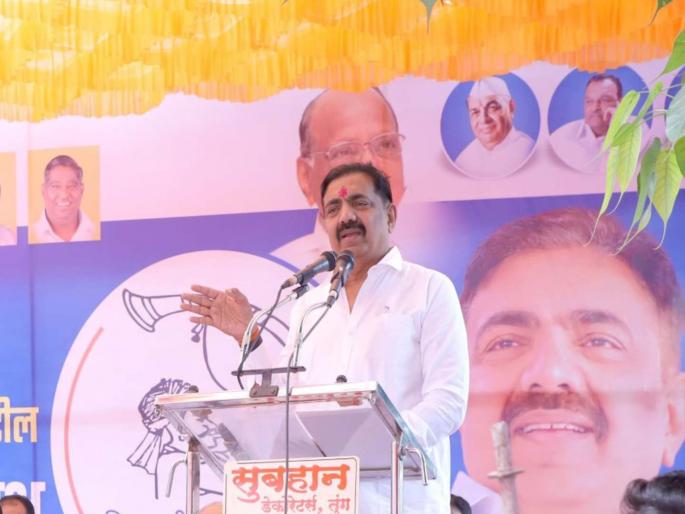 Maharashtra Assembly Election 2024 Jayant Patal criticism of the Mahayuti government from Islampur | "प्रकल्प गुजरातला गेले तरी त्रिकुट बोलत नाही कारण...";  इस्लामपुरातून जयंत पाटलांची महायुतीवर टीका Maharashtra Assembly Election 2024 Jayant Patal criticism of the Mahayuti government from Islampur | "प्रकल्प गुजरातला गेले तरी त्रिकुट बोलत नाही कारण...";  इस्लामपुरातून जयंत पाटलांची महायुतीवर टीका