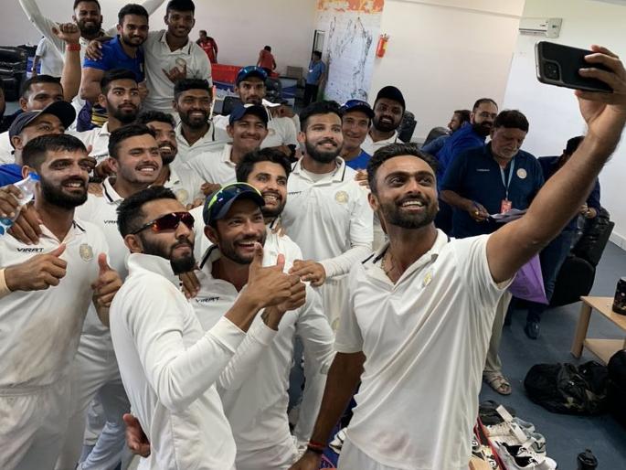 Saurashtra beat Gujarat by 92 runs and reach the final of Ranji Trophy 2019-20, Jaydev Unadkat creat record svg | Ranji Trophy : राजस्थान रॉयल्सच्या गोलंदाजानं मोडला 46 वर्षांपूर्वीचा विक्रम, केला भव्य पराक्रम