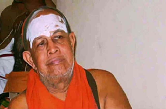 Kolhapur: Tribute to Shankaracharya Jayendra Saraswati: Shoke Sabha by Hindu organizations | कोल्हापूर : शंकराचार्य जयेंद्र सरस्वती यांना श्रद्धांजली : हिंदुत्ववादी संघटनांतर्फे शोकसभा