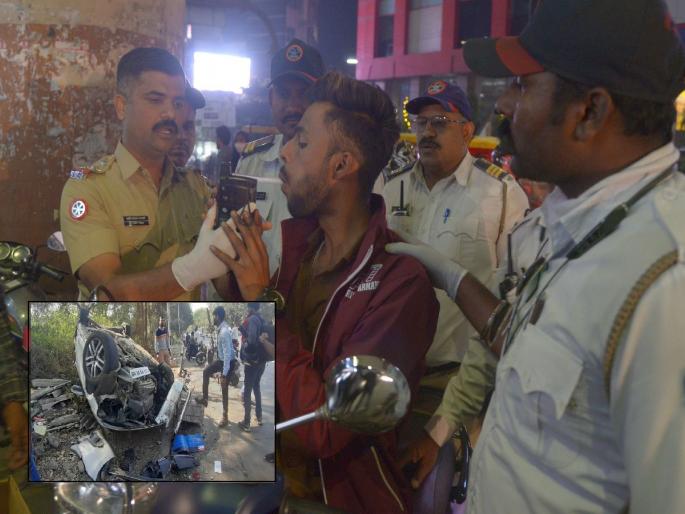 Action taken against 80 drunk people on new year eve; 1.59 lakh fines collected from 1499 motorists | थर्टीफर्स्टला ८० धुंद तळीरामांवर कारवाई; १४९९ वाहनचालकांकडून इतक्या लाखांचा दंड वसूल Action taken against 80 drunk people on new year eve; 1.59 lakh fines collected from 1499 motorists | थर्टीफर्स्टला ८० धुंद तळीरामांवर कारवाई; १४९९ वाहनचालकांकडून इतक्या लाखांचा दंड वसूल