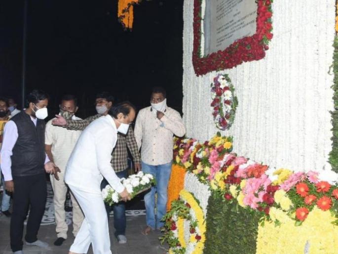 Committed to the development of Vijayasthambh premises | विजयस्तंभ परिसर विकासासाठी कटीबद्ध- अजित पवार Committed to the development of Vijayasthambh premises | विजयस्तंभ परिसर विकासासाठी कटीबद्ध- अजित पवार