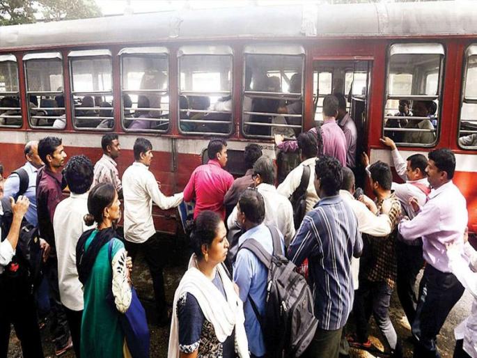 Staff string workout to reach office; Prefer own vehicles | कार्यालय गाठण्यासाठी कर्मचाऱ्यांची तारेवरची कसरत; स्वत:च्या वाहनांना पसंती Staff string workout to reach office; Prefer own vehicles | कार्यालय गाठण्यासाठी कर्मचाऱ्यांची तारेवरची कसरत; स्वत:च्या वाहनांना पसंती