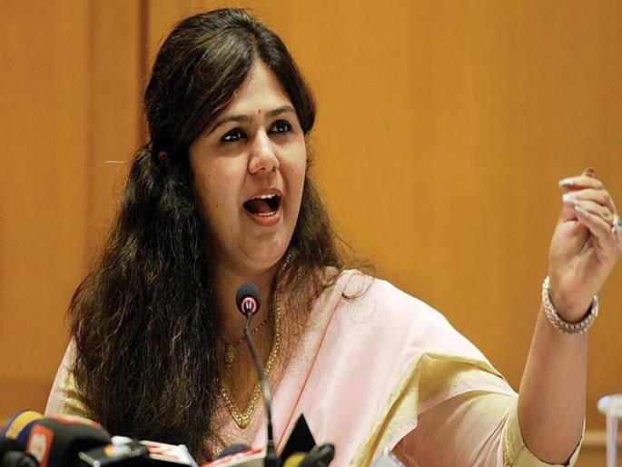 BJP leader Pankaja Munde has congratulated the members of the new BJP executive | भाजपाच्या नव्या कार्यकारिणीवर पंकजा मुंडेंनी दिली अशी प्रतिक्रिया; म्हणाल्या...