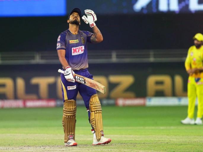 Completed one thousand runs for Nitish Rana's KKR | IPL 2020: नितीश राणाच्या केकेआरसाठी एक हजार धावा पुर्ण