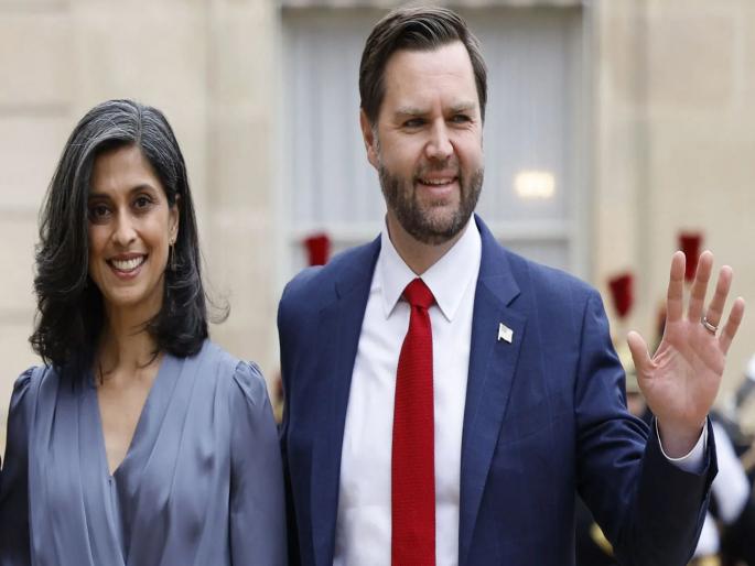 "I only know out 5 minutes ago..."; Usha, wife of US Vice President JD Vance, reveals | "मला फक्त ५ मिनिटे आधी कळालं..."; अमेरिकेचे उपराष्ट्रपती जेडी वेंसच्या पत्नी उषा यांचा खुलासा