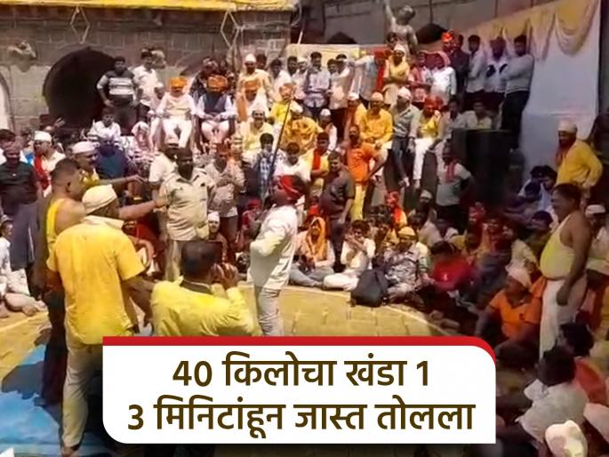 Pune news 18-hour celebration of Masculine Dussehra in Jejuri; Palkhi ceremony, fireworks amidst the joy of thousands of devotees | जेजुरीत मर्दानी दसऱ्याचा १८ तासांचा धमाल उत्सव; हजारो भाविकांच्या जल्लोषात पालखी सोहळा
