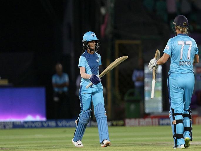 WIPL2019: Jemimah Rodrigues 77 runs knock, Supernovas set 143 runs target to Velocity | WIPL2019 : मुंबईकर जेमिमा रॉड्रीग्जची आतषबाजी, सुपरनोव्हाजच्या 142 धावा