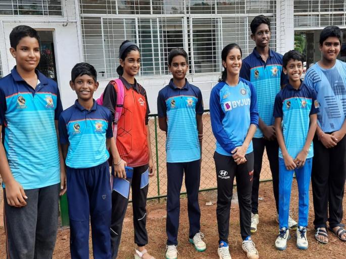 Jemimah Rodrigues: Jemimah gives success mantra to budding cricketers in Navi Mumbai | Jemimah Rodrigues: नवी मुंबईतील उदयोन्मुख क्रिकेटपट्टूंना जेमिमाहने दिला यशाचा मंत्र