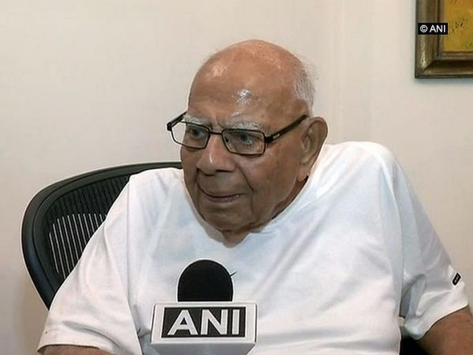 Veteran lawyer Ram Jethmalani passes away at his residence in Delhi. He was 95 years old | ज्येष्ठ वकील राम जेठमलानी यांचं निधन Veteran lawyer Ram Jethmalani passes away at his residence in Delhi. He was 95 years old | ज्येष्ठ वकील राम जेठमलानी यांचं निधन