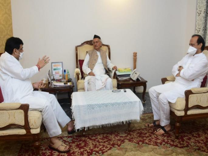 Deputy CM Ajit Pawar and Minister Ashok Chavan Meets Governor; Possibility to discuss OBC reservation | OBC Reservation: अजित पवार अन् अशोक चव्हाण राज्यपालांच्या भेटीला; ओबीसी आरक्षणावर चर्चा होण्याची शक्यता