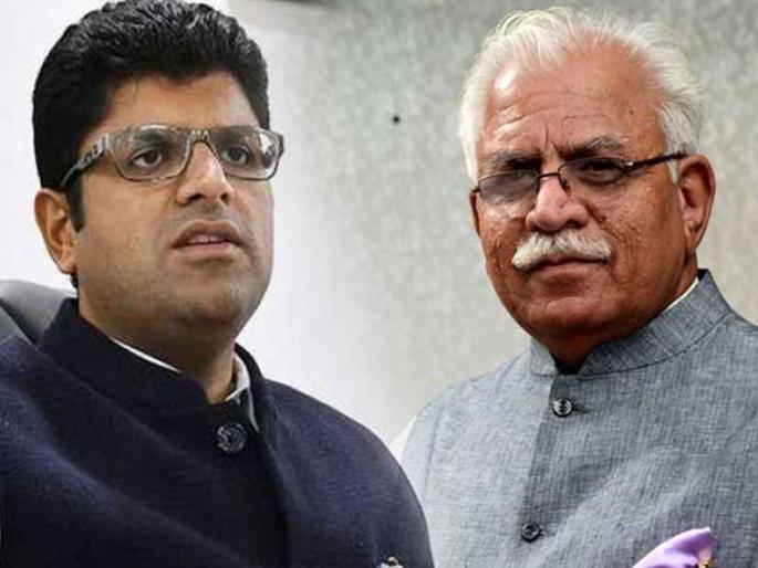 BJP's Khattar government in crisis in Haryana; Pressure on Chautala to withdraw support | शेतकरी आंदोलन भाजपाला भोवणार; हरियाणातील खट्टर सरकार संकटात BJP's Khattar government in crisis in Haryana; Pressure on Chautala to withdraw support | शेतकरी आंदोलन भाजपाला भोवणार; हरियाणातील खट्टर सरकार संकटात