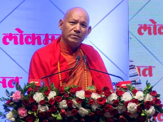 National Inter-Religious Conference: Bhikkhu SanghSena of Ladakh demand for better roads from Nitin Gadkari | National Inter-Religious Conference: आम्हालाही चांगले रस्ते हवेत; लडाखच्या भिक्खू संघसेनांची नितीन गडकरींकडे मोठी मागणी National Inter-Religious Conference: Bhikkhu SanghSena of Ladakh demand for better roads from Nitin Gadkari | National Inter-Religious Conference: आम्हालाही चांगले रस्ते हवेत; लडाखच्या भिक्खू संघसेनांची नितीन गडकरींकडे मोठी मागणी