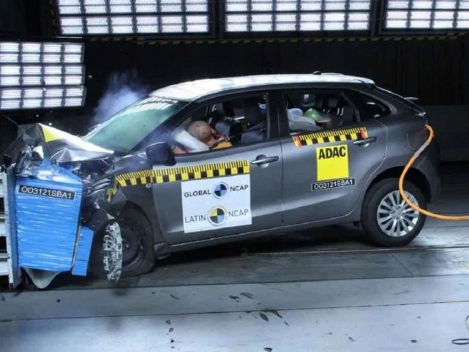 Maruti suzuki baleno receives zero-star rating in latin ncap crash tests after Swift: watch the video here | Maruti Suzuki Baleno Safty Rating: स्विफ्टनंतर मारुतीची आणखी एक प्रिमियम कार झिरो स्टार; NCAP क्रॅश टेस्टमध्ये फेल Maruti suzuki baleno receives zero-star rating in latin ncap crash tests after Swift: watch the video here | Maruti Suzuki Baleno Safty Rating: स्विफ्टनंतर मारुतीची आणखी एक प्रिमियम कार झिरो स्टार; NCAP क्रॅश टेस्टमध्ये फेल