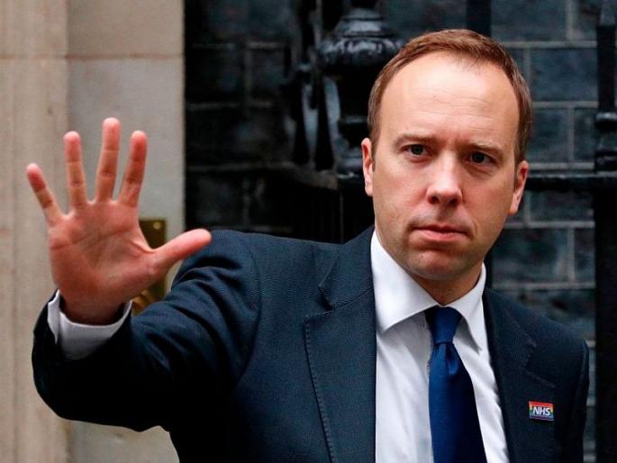 british health minister matt hancock found coronavirus positive sna | ब्रिटन संकटात! पंतप्रधानांनंतर आरोग्यमंत्र्यांचीही कोरोना टेस्ट पॉझिटिव्ह british health minister matt hancock found coronavirus positive sna | ब्रिटन संकटात! पंतप्रधानांनंतर आरोग्यमंत्र्यांचीही कोरोना टेस्ट पॉझिटिव्ह