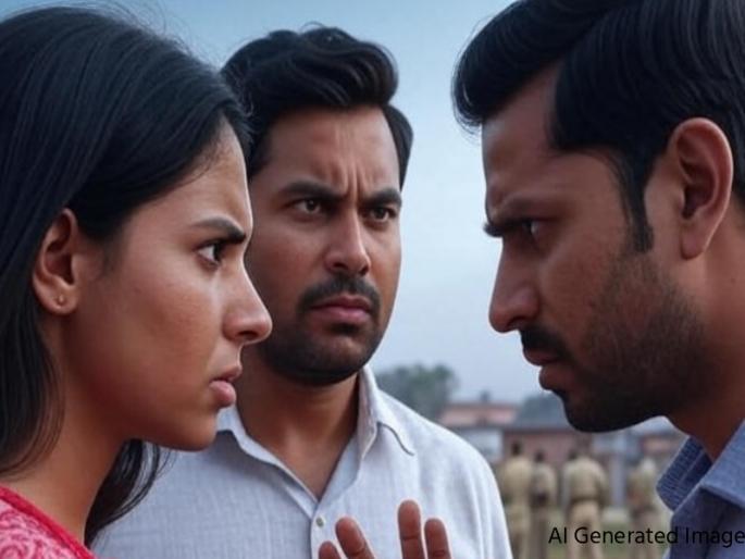 'You stay here, I'm coming...'; A young woman ran away with her sister's husband after giving a slap on her brother's hand! | 'तू इथेच थांब, मी आलेच...'; सख्ख्या भावाच्या हातावर तुरी देऊन बहिणीच्याच नवऱ्यासोबत पळून गेली तरुणी!