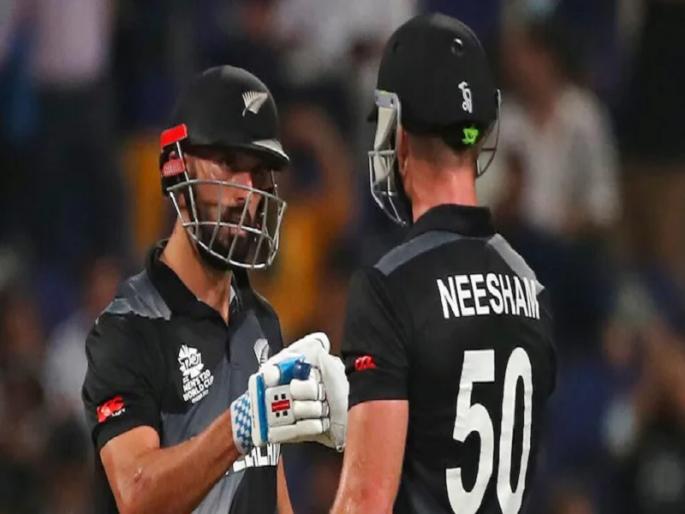 cricket t20 world cup final nz vs aus jimmy neesham says you dont come halfway around the world just to win semifinal | T20 World Cup Final Nz Vs Aus : 'केवळ सेमीफायनलसाठी अर्ध्या जगाची सफर केली नाही,' फायनलपूर्वी जिमी नीशमचा कांगारूंना इशारा