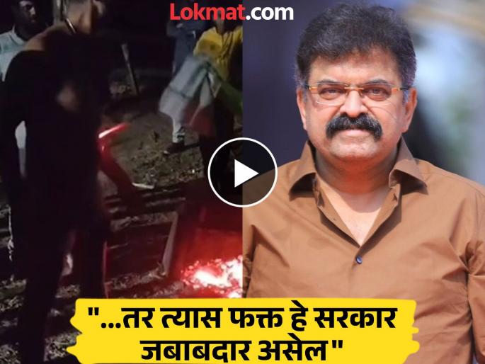 Jitendra Awhad shared the video of a man being beaten up for entering a temple in latur | "शरीरावर डागण्या दिल्या, कारण काय तर तो..."; व्हिडीओ दाखवत आव्हाडांचा सरकारला इशारा