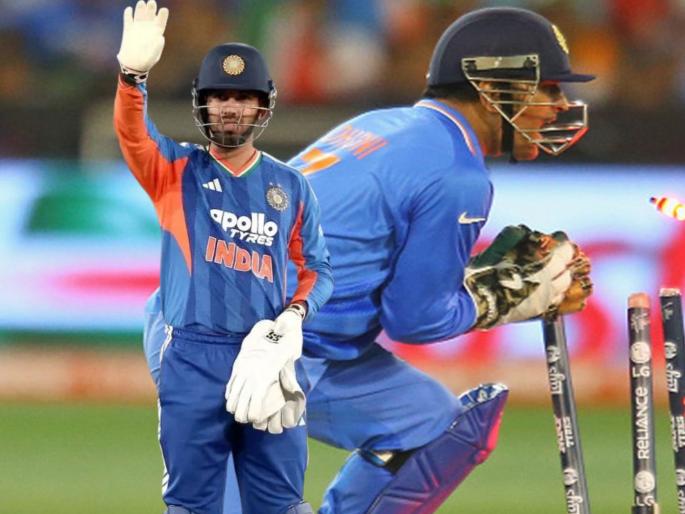 IND vs SA T20I Series Jitesh Sharma Equals MS Dhoni Wicketkeeping Record In T20Is Cuttack | जितेश शर्मानं साधला मोठा डाव; MS धोनीच्या विक्रमाशी बरोबरी! त्यातही जुळून आला कमालीचा योगायोग