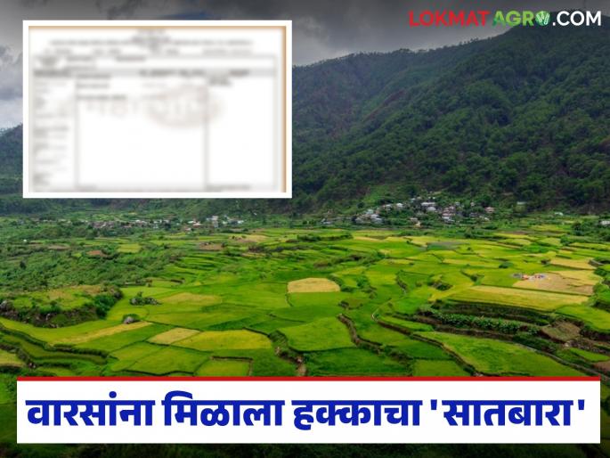 latest news Jivant Satbara Mohim: Big benefit of 'Jivant Satbara' campaign; Heirs got their rightful Satbara Read in detail | Jivant Satbara Mohim : 'जिवंत सातबारा' मोहिमेचा मोठा लाभ; वारसांना मिळाला हक्काचा सातबारा वाचा सविस्तर