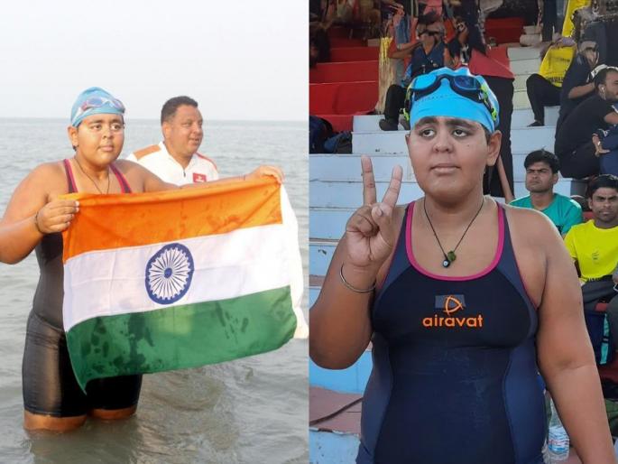 at 13 Jiya Rai becomes world's fastest Para Swimmer to cross Shri Lanka to India distance, struggling with Autism but she can do miracles | ऑटीझमसह जगणारी १३ वर्षांची जिया खरी बहाद्दर! भारत श्रीलंका अंतर पोहण्यात केली कमाल