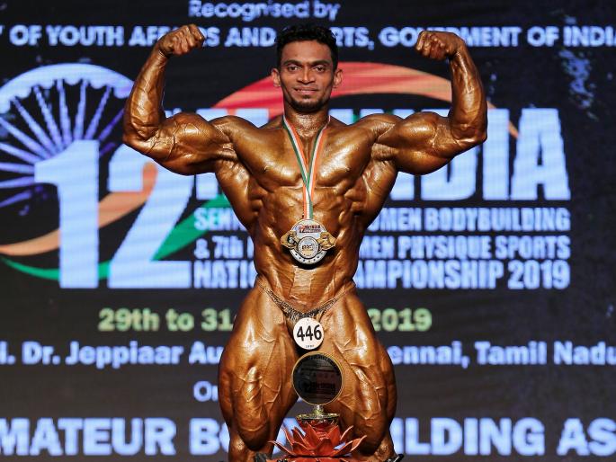 Suneet Jadhav won 'Mr. India' tittle and domination of Maharashtra in the competition | 'भारत-श्री'वर सुनीत जाधव आणि महाराष्ट्राचे वर्चस्व Suneet Jadhav won 'Mr. India' tittle and domination of Maharashtra in the competition | 'भारत-श्री'वर सुनीत जाधव आणि महाराष्ट्राचे वर्चस्व