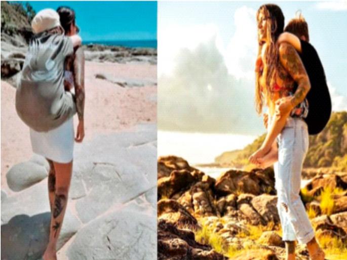 Her world tour with a disabled child on her back | अपंग मुलाला पाठीवर घेऊन तिची जगभ्रमंती Her world tour with a disabled child on her back | अपंग मुलाला पाठीवर घेऊन तिची जगभ्रमंती